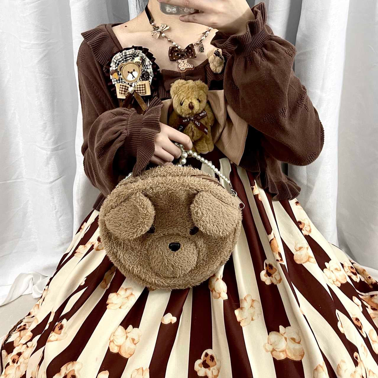 Sweet Lolita Long-Sleeved Cotton Cardigan - image 16