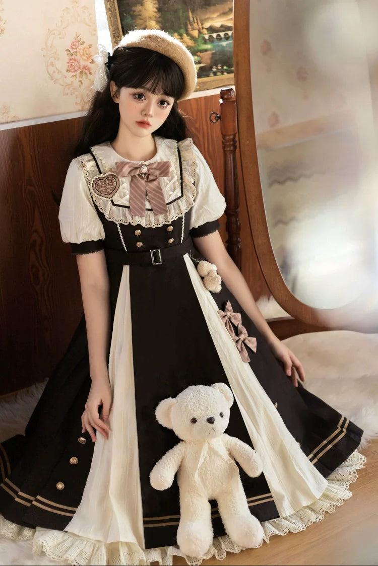 Chocolate Workshop - Classic Lolita Short and Long OP Dress - image 17