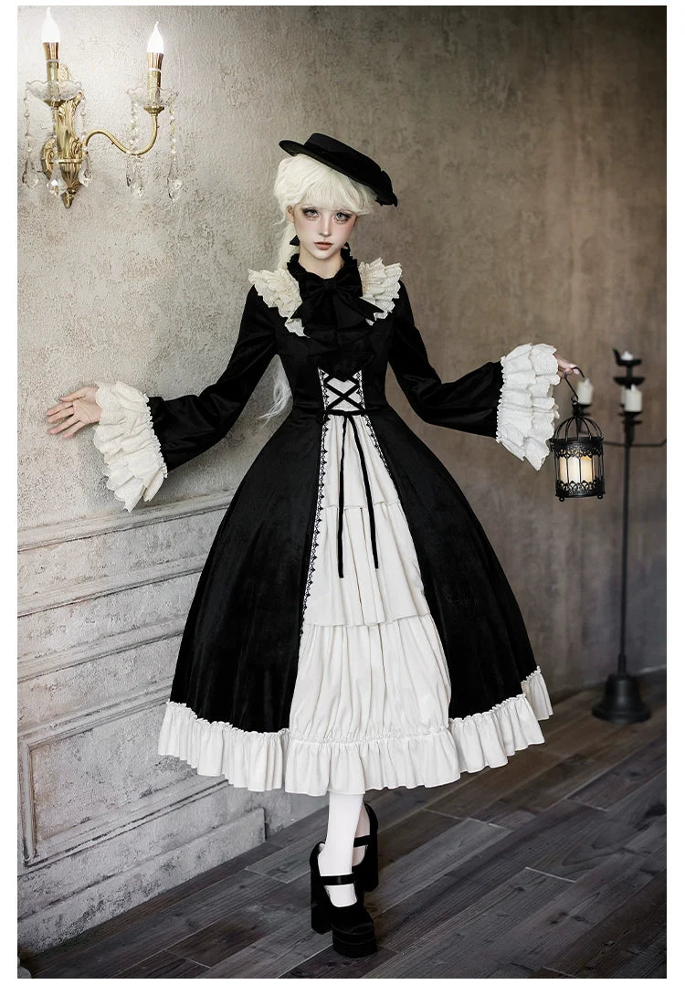 The Nutcracker - Winter Classic Lolita OP Dress, Front Opening and Accessories - image 13