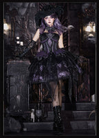 Bone Dragon - Gothic Lolita Corset JSK Dress Set with Embroidery - image 12
