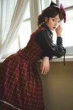 Rose - Elegant Lolita Fishbone Grid Skirt Customized - image 24