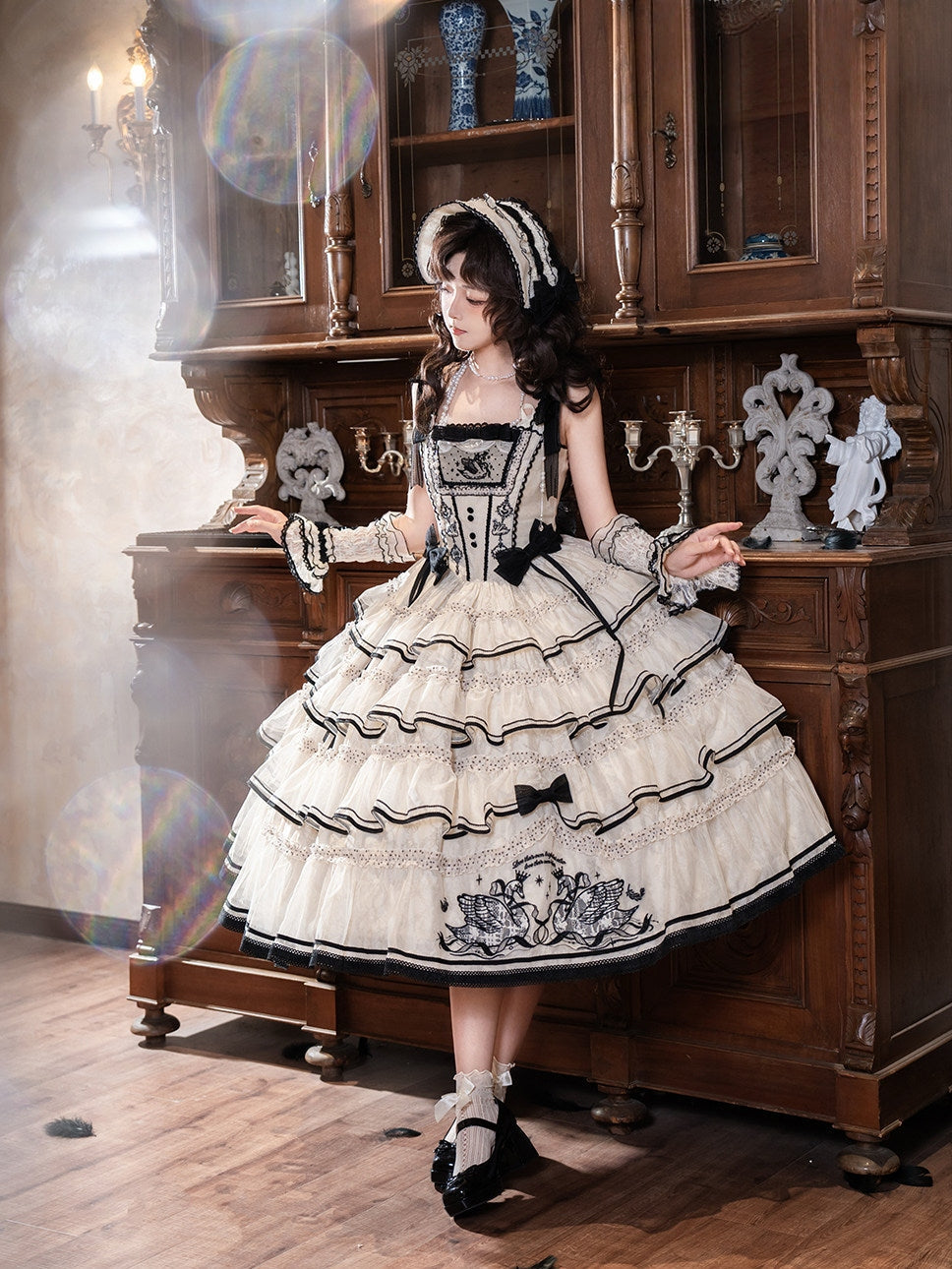 Unnamed Swan Classic Lolita JSK Dress Set - image 23
