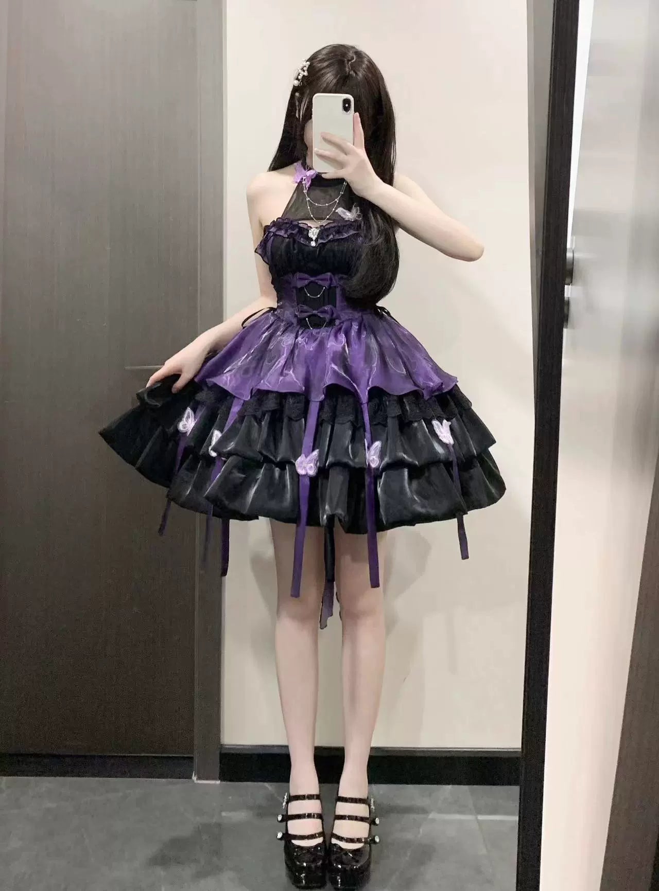 Love Goddess - Elegant Lolita Dress Halter Puff Princess JSK Dress - image 12