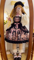 Missing Lamb Case - Gothic Lolita Dress Set with Sheep Prints - image 29