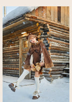 Rabbit & Bear - Winter Kawaii Lolita Cape and Shorts - image 18