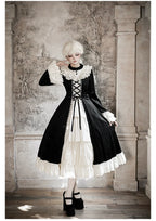 The Nutcracker - Winter Classic Lolita OP Dress, Front Opening and Accessories - image 3