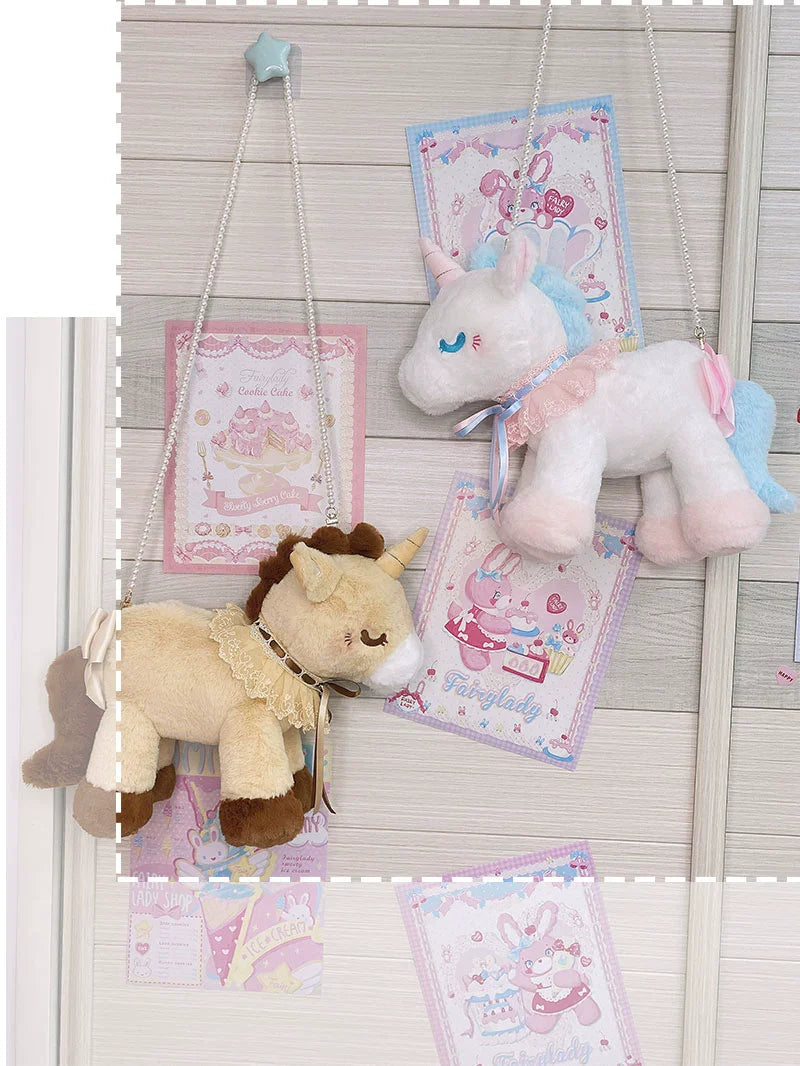 Kawaii Lolita Unicorn Messenger Bag Doll Shoulder Bag - image 2