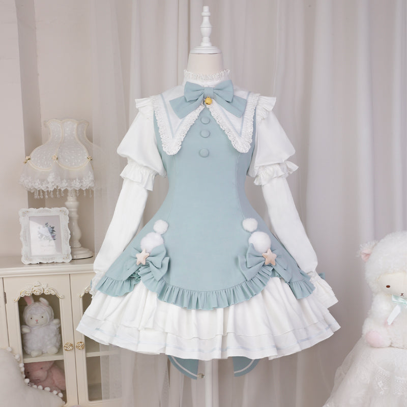 Magic Girl - Sweet Lolita Long Sleeve OP Christmas - image 17