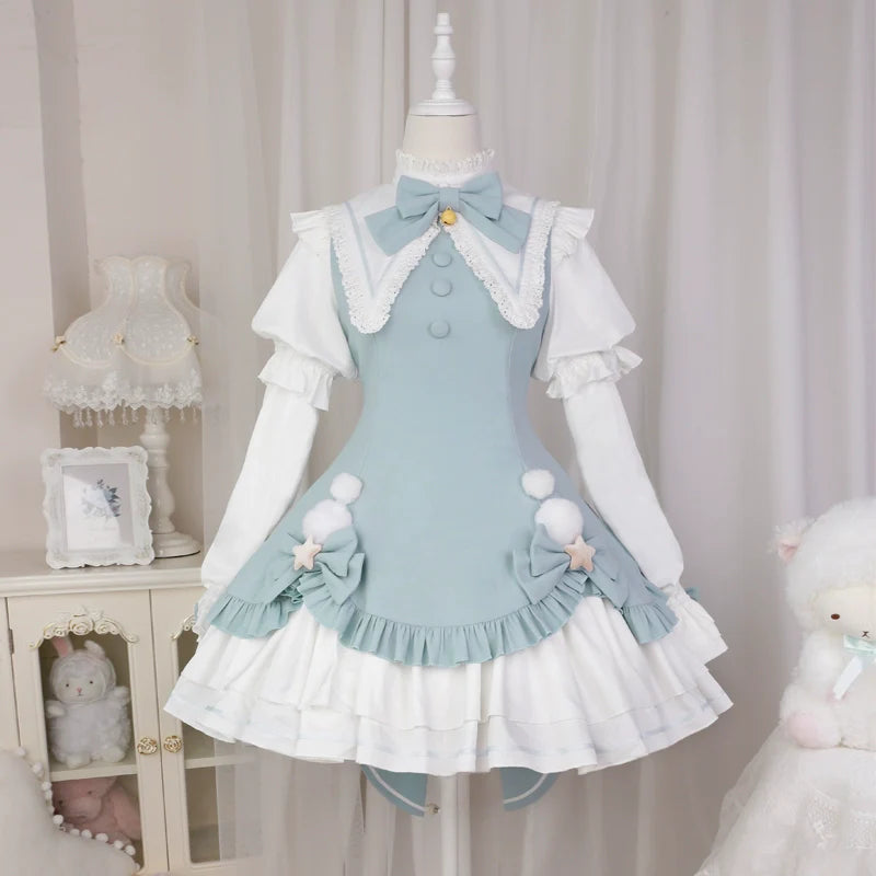 Magic Girl - Sweet Lolita Long Sleeve OP Christmas - image 16