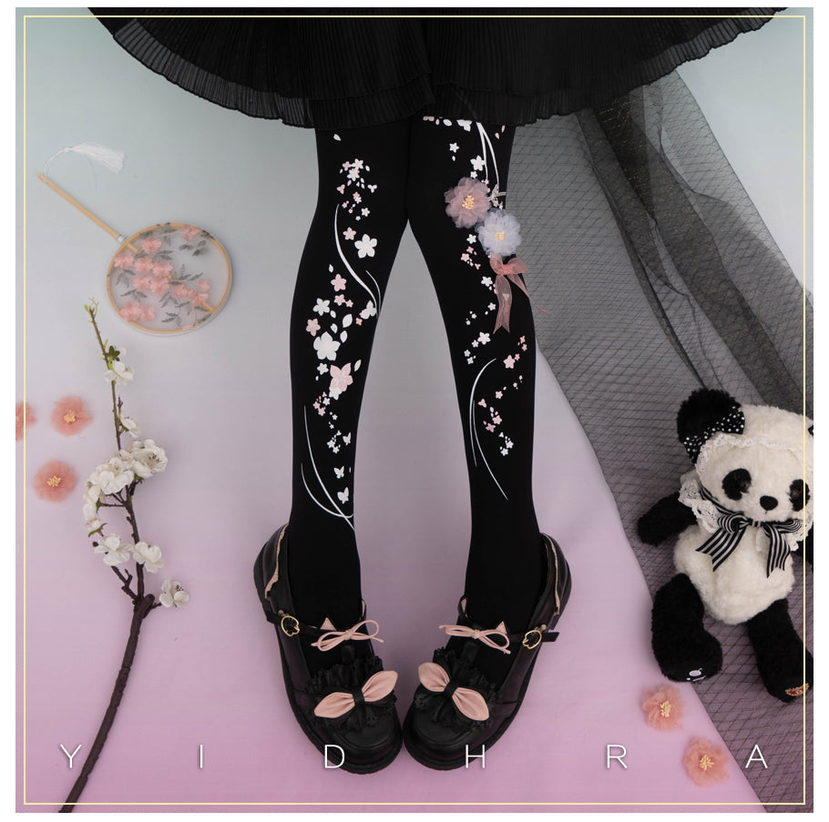 Chinese Qi Lolita 3D Print Pantyhose - image 6