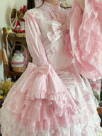 Sweet Lolita Blouse Princess Sleeve Shirt Inner Wear - image 7