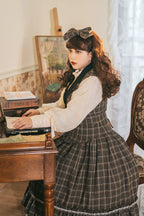 Rose - Elegant Lolita Fishbone Grid Skirt Customized - image 38