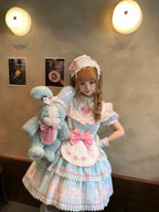 Sweet Butler - Maid Lolita Striped OP Dress, Embroidered Collar - image 17