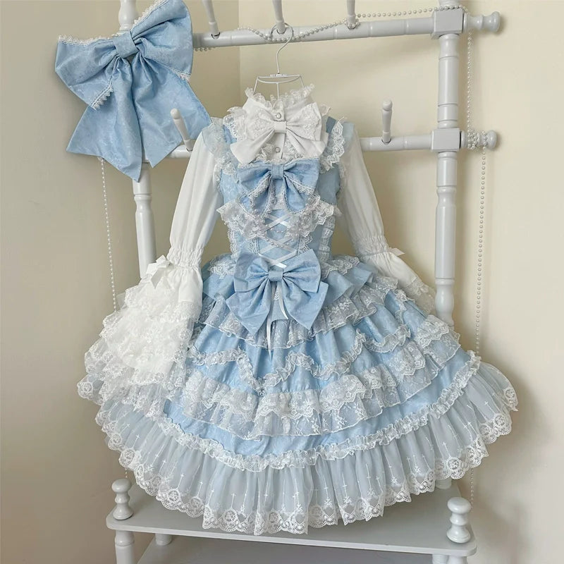 Love and Heart Palpitations Wedding Lolita JSK Dress Suit - image 18