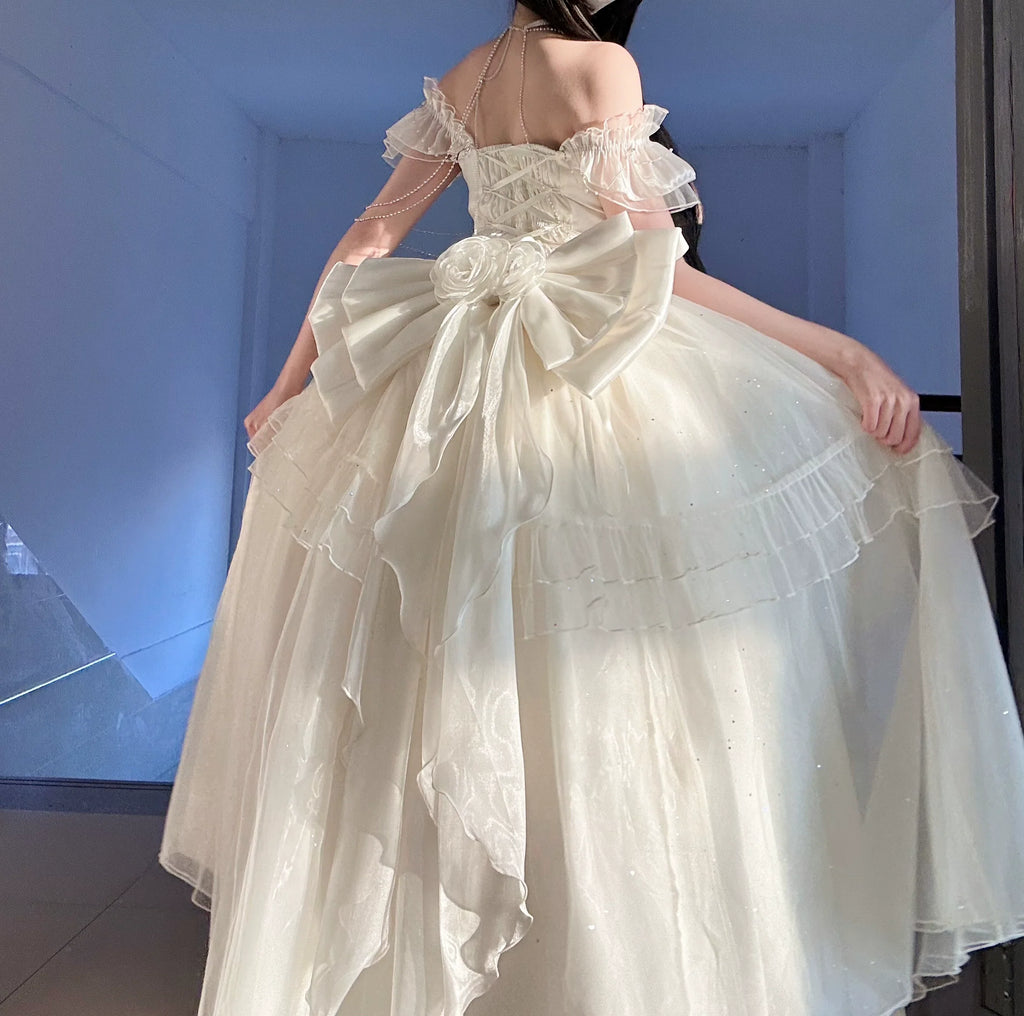 Milky Way - Brilliant Princess Lolita Prom Dress Multicolors Long Dress - image 13