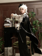 Ouji Lolita Pants Set, Detachable Jabot & Shawl - image 9