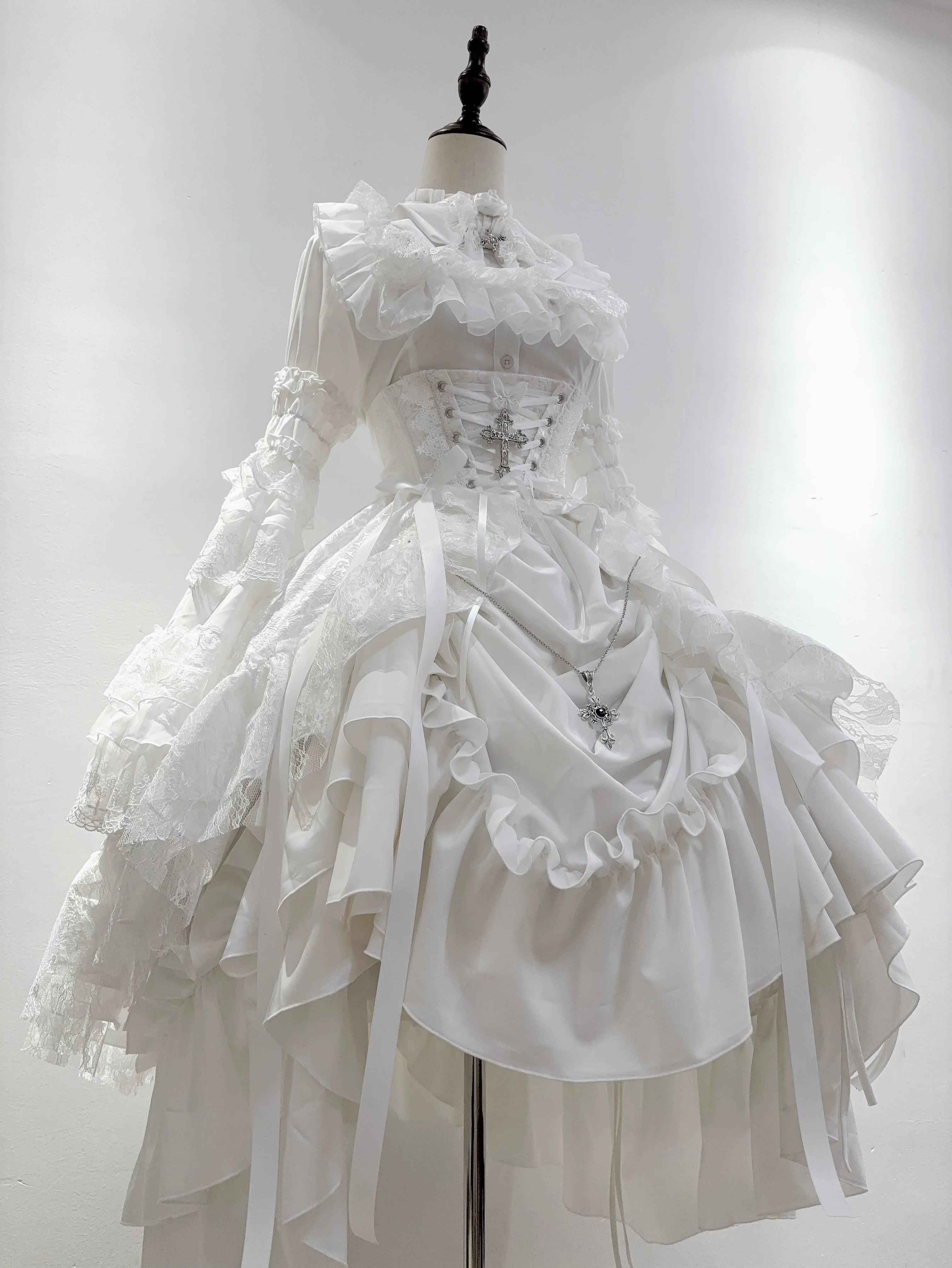 Eternal Taboo - Gothic Lolita Dress with Princess Sleeve Shirt - image 23