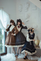 Rose Silhouette - Vintage Classic Lolita OP - image 34