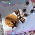 Sweet Cookie Charm Set - Kawaii Lolita Necklace and Hairclip - image 7