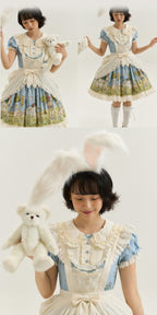Pastoral Alice Lolita OP Dress and Accessories - image 8