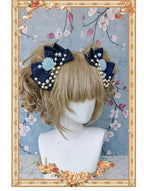 Sleepy Bear - Kawaii Lolita Bear and Star Printed Dress and Accessories - image 25
