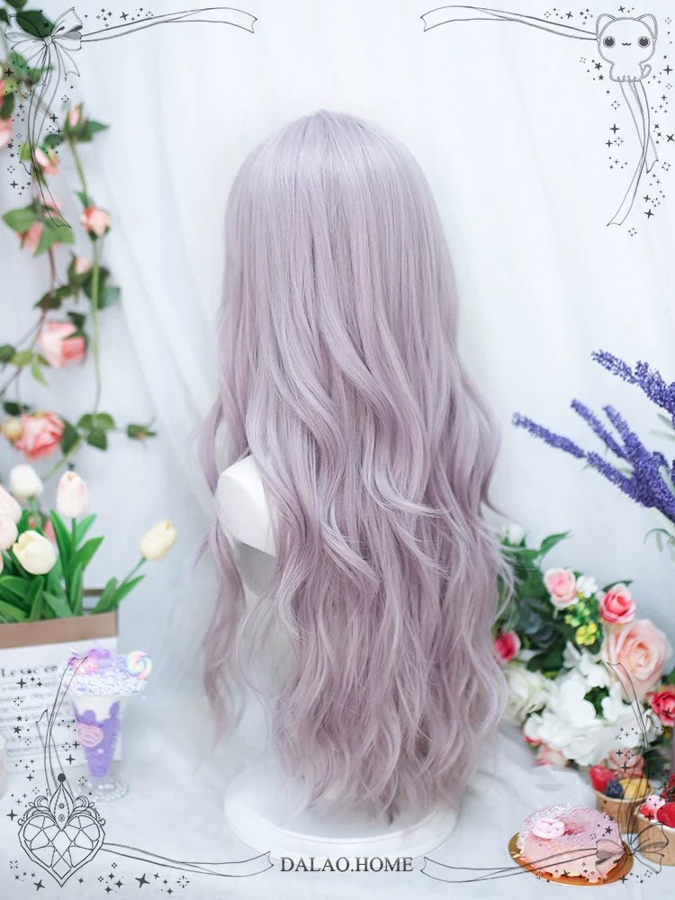 Poi Balls - Sweet Lolita Wig Long Curly Purple Wigs - image 9