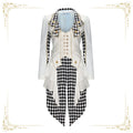 Lost Alice - Ouji Lolita Coat Checkered Prince Outwear - image 4