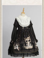Chiffon Classic Lolita OP Dress, Long Sleeve - image 10