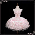 Heart of Love - Sweet Lolita Wedding JSK, Bow Details - image 55