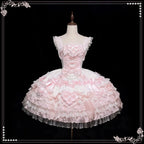Heart of Love - Sweet Lolita Wedding JSK, Bow Details - image 55