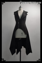 Wind - Ouji Lolita Black Long Vest - image 23