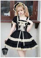 Chapter Seven - Spring Cotton Lolita OP Dress Doll-Like Dress - image 1