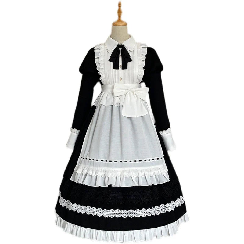 Halloween Gothic Lolita OP Maid Lolita Dress Elegant Lolita OP - image 16