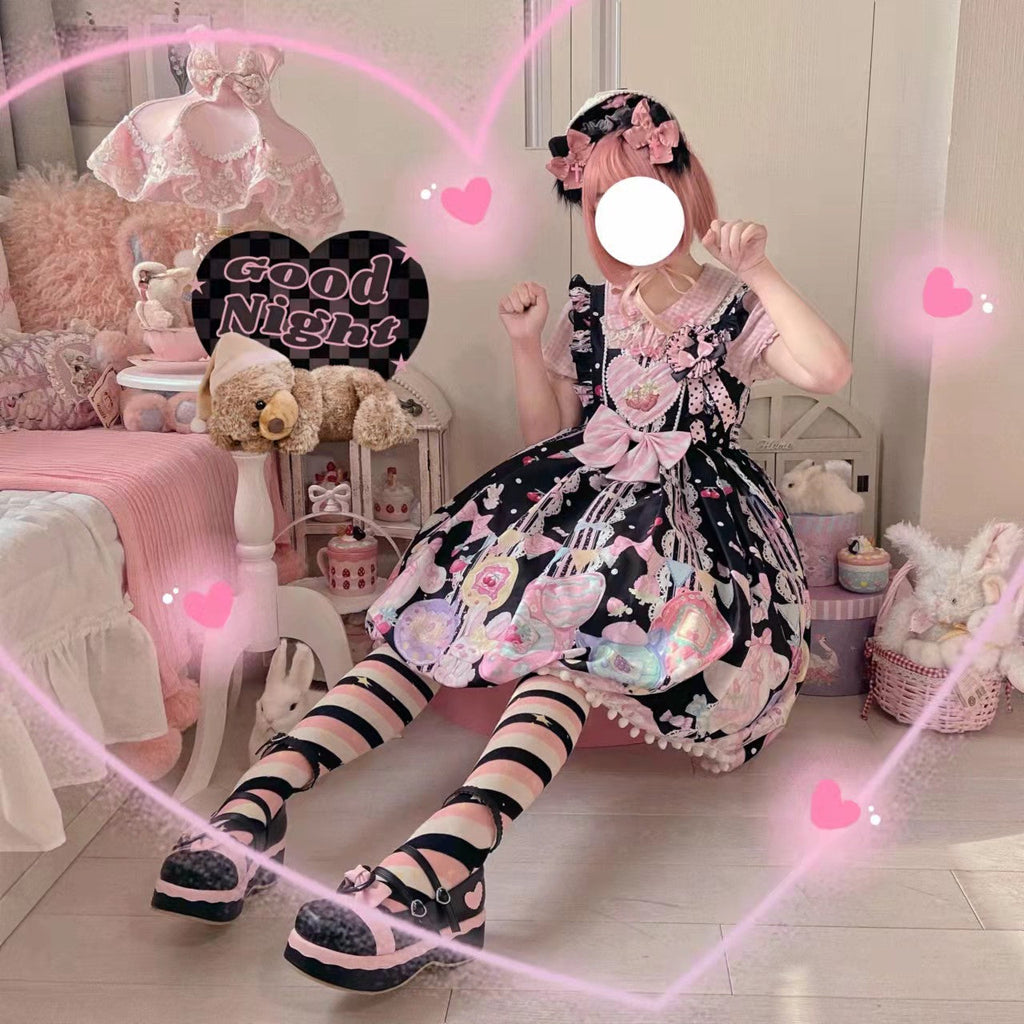 Sweetheart Knots - Sweet Lolita Dress Short Sleeve OP - image 13