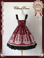 Star Drop Ceremony - Elegant Lolita JSK Printing Open Front Dress and Blouse Set - image 16