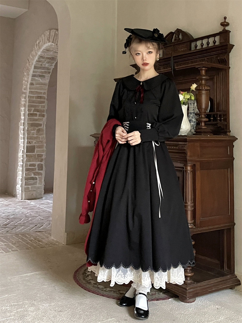 Countess's Autumn Tour - Retro Lolita Embroidery Long SK - image 29