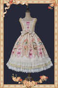 Fairytale Town Prom - Printed Tea Party Classic Lolita JSK Suit - image 3
