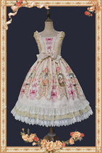 Fairytale Town Prom - Printed Tea Party Classic Lolita JSK Suit - image 3