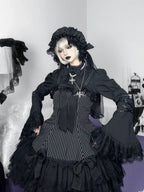 Bunny Fantasy Gothic Lolita JSK Dress and Princess Sleeve Shirt - image 28
