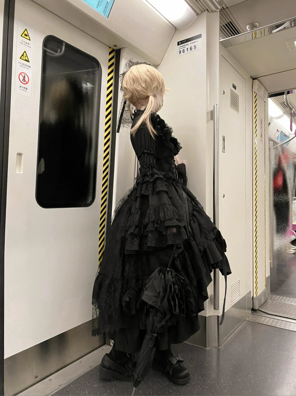 Eternal Taboo - Gothic Lolita Dress with Princess Sleeve Shirt - image 10