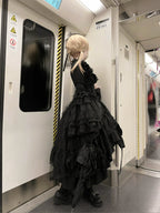 Eternal Taboo - Gothic Lolita Dress with Princess Sleeve Shirt - image 10