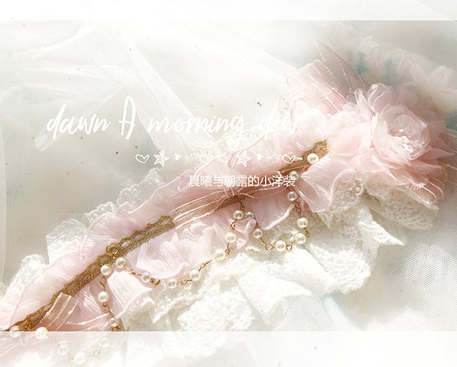 Flower Wedding Lolita Accessories Headdress Set - image 14