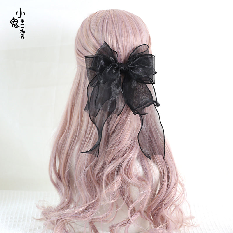 Large Bowknot Sweet Lolita Headdress - image 7