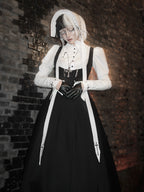Gothic Lolita Bust-supporting JSK Set, Cross Embroidery - image 11