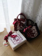 Retro Lolita Handbag PU Square Wedding Bag - image 22