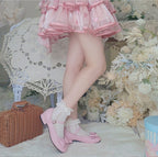 Kawaii Lolita Bow Falt Shoes - image 14