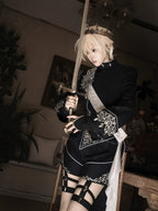 Oathbound Sword - Ouji Top, Shorts and High-Low Coat Collection - image 13