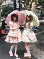 Dream Teahouse - Dessert Print Kawaii Lolita OP Dress Suit - image 38
