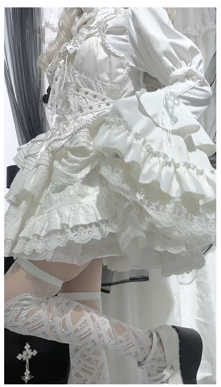 Gothic Lolita Halloween Blouse, Bat Inspired - image 10