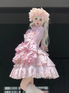 Sweet Lolita Blouse Princess Sleeve Shirt Inner Wear - image 2